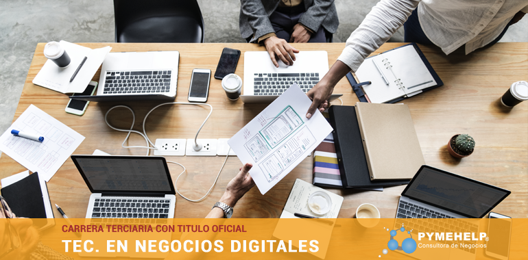 Carrera Tecnicatura en Negocios Digitales a distancia. Villa María Córdoba